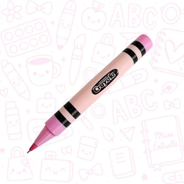 Funda para bolígrafo en forma de Crayola