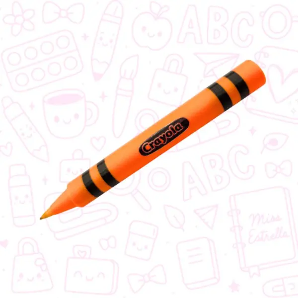 Funda para bolígrafo en forma de Crayola