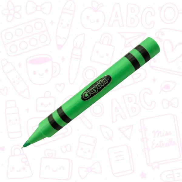 Funda para bolígrafo en forma de Crayola