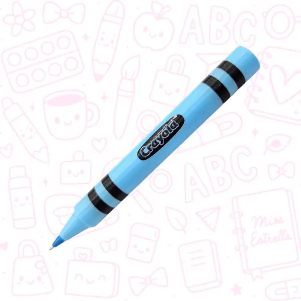 Funda para bolígrafo en forma de Crayola