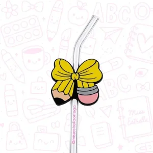 Straw Topper Moño Lápiz