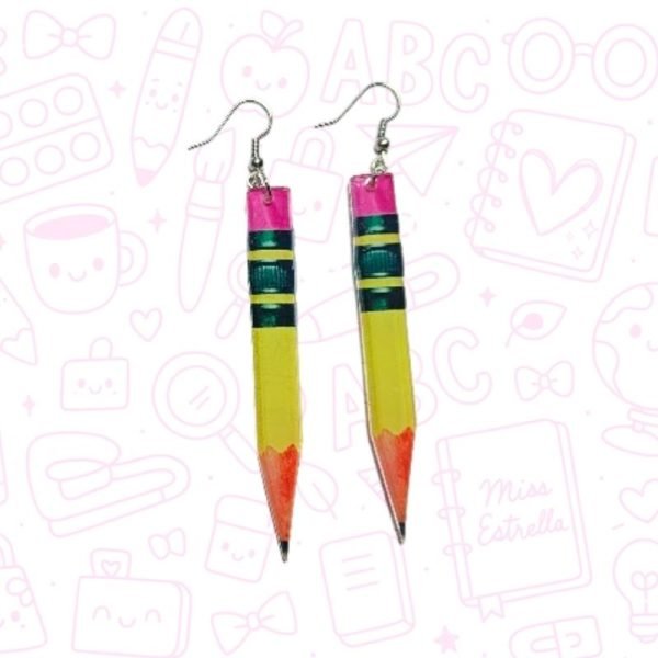 Aretes de lápiz