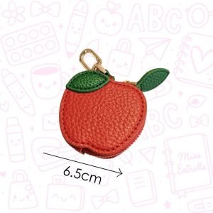 Monedero Llavero en Forma de Manzana