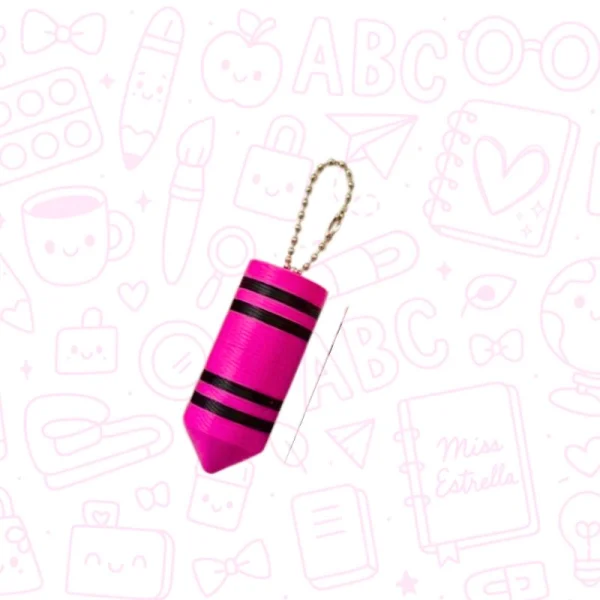Porta USB tipo Llavero – Diseños Lápiz y Crayón