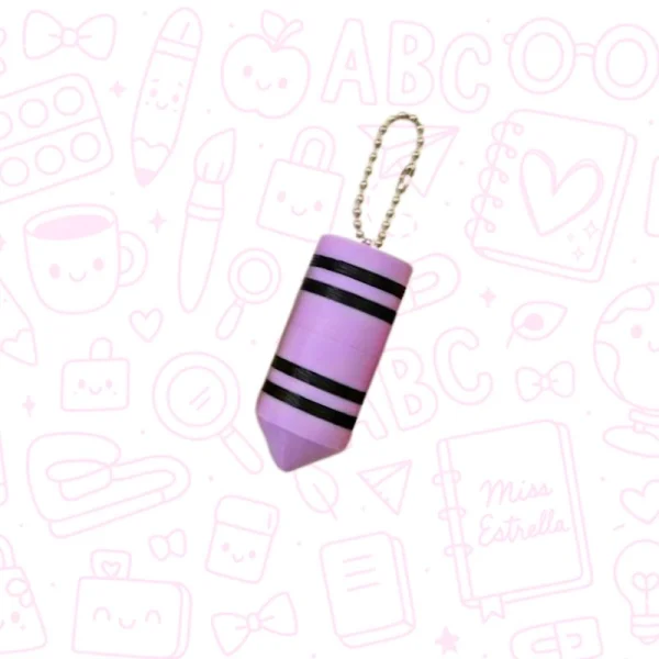 Porta USB tipo Llavero – Diseños Lápiz y Crayón
