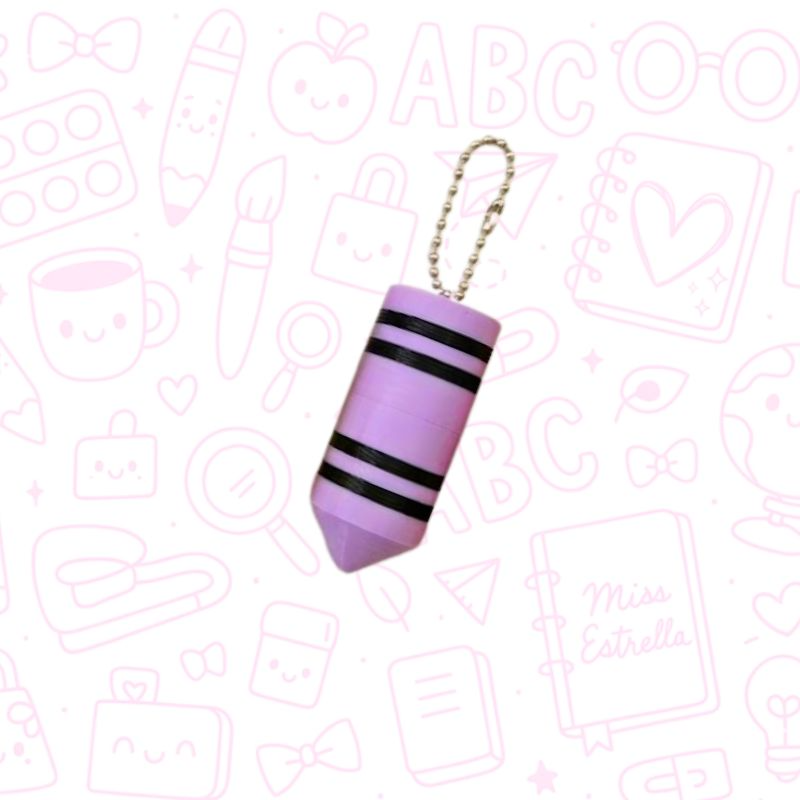 Porta USB tipo Llavero – Diseños Lápiz y Crayón